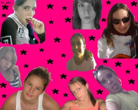 clara moi angelique melissa caroline astrid manon et lucile